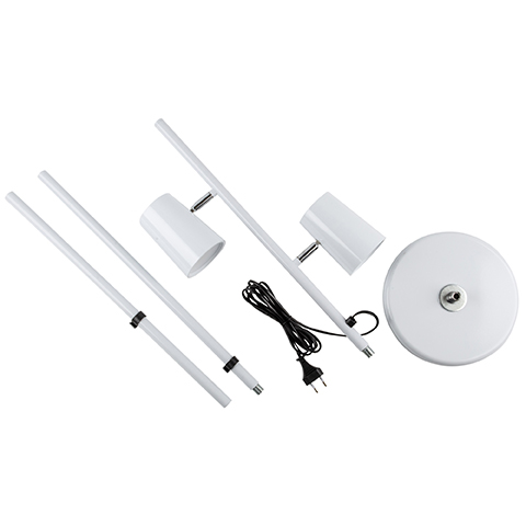 Торшер свд 12Вт 4500К 900лм белый ULM-T600 2х6W диммер