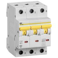 Автомат 3Р 32А C 6кА ВА47-60М IEK 