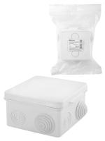 Коробка 80*80*50 квадрат белый IP54 TDM, аналог 920859