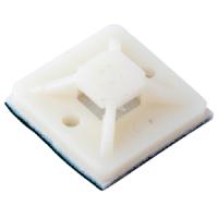 Площадка монтажная самоклеящаяся 25*25мм белый IEK 9шт