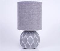 Светильник настольный 1*40Вт E14 серый Estares патина