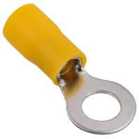 Наконечник кольцо 4,0-6,0мм2 6мм изолированный желтый НКИ IEK 20шт