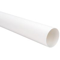 Воздуховод d100 ПВХ 2,0м ЭВЕНТ белый