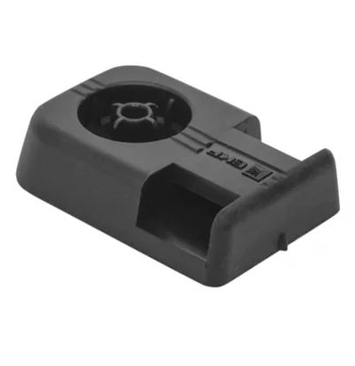 Площадка монтажная с отверстием 34*23мм 11мм черный EKF д/прям монтажа 100шт