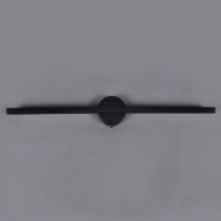 Светильник настенный (бра) свд 22Вт 4500К 1180лм черный Россвет с выключателем