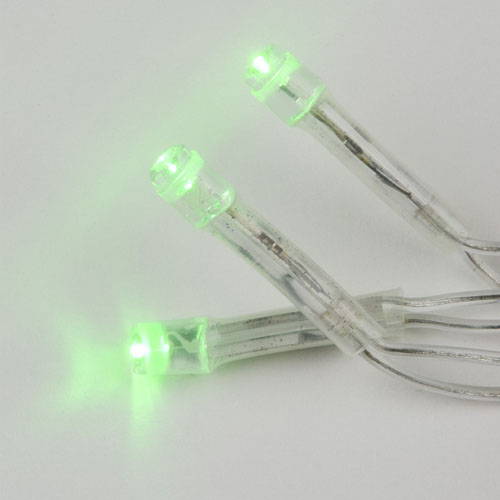 Гирлянда нить 10м зеленый 100свд с контроллером IP20 прозрачный провод 8режимов