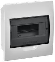 Корпус пластиковый ЩРВ-П-8 черн. прозр. дверь IP41 GENERICA