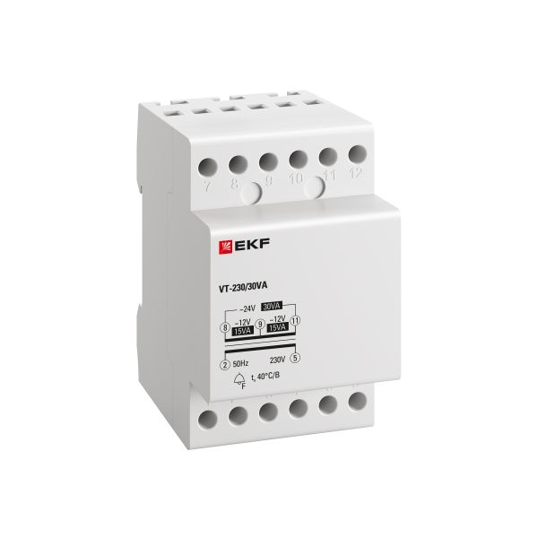 Трансформатор звонковый BT-230В/12-12В 30ВА EKF PROxima