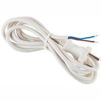 Шнур 3м ПВС 2*0,75 белый с вилкой Эра