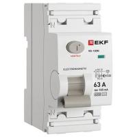Выключатель дифференциального тока ВД-100N 2P 63А 100мА тип AC эл-мех 6кА PROXIMA EKF