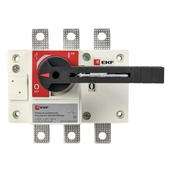 Рубильник 3Р 160А PowerSwitch EKF  