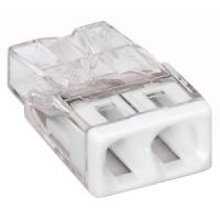 Клемма 2*2,5мм2 прозрачный Wago 2273-202 100шт