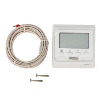 Терморегулятор теплого пола скрытая 16А программируемый белый Rexant 