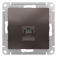 Атлас мокко розетка RJ45 скрытая 1-ая  