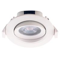 Светильник даунлайт свд 7Вт 4000К 560лм круг белый встраиваемый поворотный 