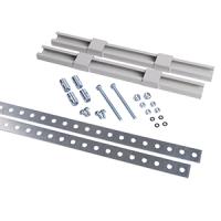 Комплект крепления корпуса к столбу монтажной полосой