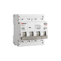 Дифавтомат 4Р 32А C тип AC 30мА 6кА 4мод АВДТ-63N EKF PROxima