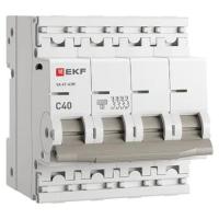 Автомат 4Р 40А C 4,5кА ВА47-63N EKF PROxima 