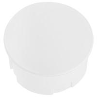 Коробка 80*40 круг бетон с крышкой IP30 Rexant белый