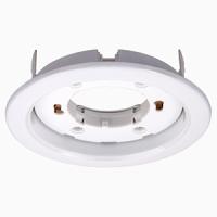 Светильник точечный GX53 круг белый встраиваемый 