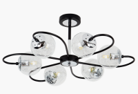 Светильник потолочный (люстра) 6*60Вт E27 черный