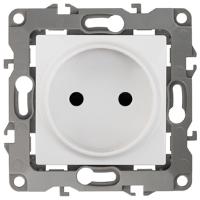 ЭРА12 белый розетка скрытая 1-мест IP20 