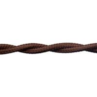 Ретро 3*1,5 коричневый провод витой BIRONI матовый бухта /(50м)