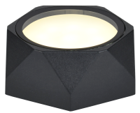 Светильник настенный 1*15Вт GX53 IP65 черный металл IEK