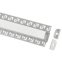 Профиль с экраном под штукатурку 61*14*2500мм ЭРА заглушки 2шт