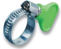 Хомут обжимной 16-27мм сталь нержавеющая бабочка Rexant червячный