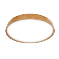 Светильник потолочный свд 60Вт 4000К 4800лм круг дерево/белый PINE Jazzway 