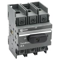 Рубильник 3Р 40А TwinBlock EKF