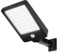 Светильник свд настенный на солнечной батарее 5вт 4000К, IP65 черный