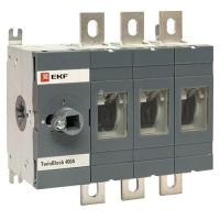 Рубильник 3Р 400А без ручки TwinBlock EKF