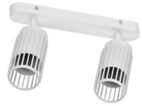 Светильник настенный (спот) 2*12Вт GU10 белый поворотный IEK 