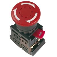 Кнопка "Грибок" АЕ-22 красный с фиксатором