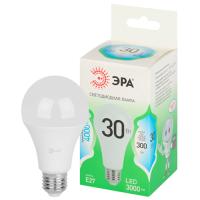 Лампа светодиодная 220В Е27 30Вт 4000К 3000лм стандарт A65 матовая ЭРА Green Line