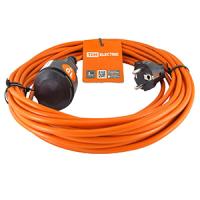 Удлинитель 1-мест 40м ПВС 2*0,75 оранжевый  IP44 TDM 