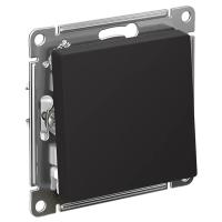 AtlasDesign карбон выключатель 1кл скрытая 10А IP20 быстрозажим.клем.  