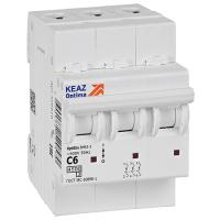Автомат 3Р 6А C 4,5кА ВМ63 КЭАЗ OptiDin 