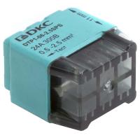 Клемма 6*2,5мм2 компактная синий DKC 6 шт