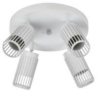 Светильник настенный (спот) 4*50Вт GU10 белый поворотный IEK