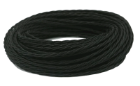 Ретро 2*2,5 черный провод витой (50м) PlexUp