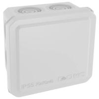 Коробка 70*70*40 квадрат серый IP55 