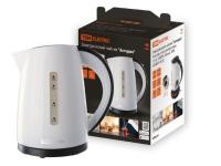 Чайник 1800Вт TDM 1,8л пластик белый шкала