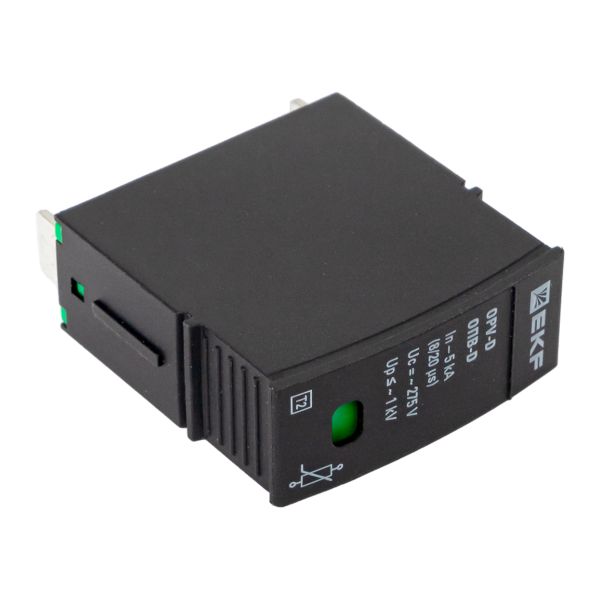 Ограничитель перенапряжения Сменный модуль ОПВ-D 1Р 5/5кА 275В EKF