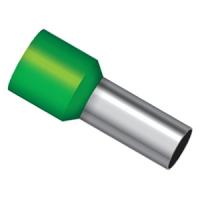 Наконечник-гильза 16,0-12 изолированный зеленый НШВИ IEK 100шт