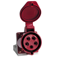 Розетка силовая стационарная 125А 3Р+РЕ+N IP44 145 EKF 
