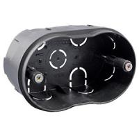 Коробка 110*65 овал бетон IP20 РЕ 