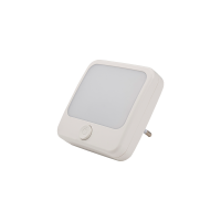 Ночник свд 1Вт белый с выключателем 6500К, 50лм квадрат ФАZA